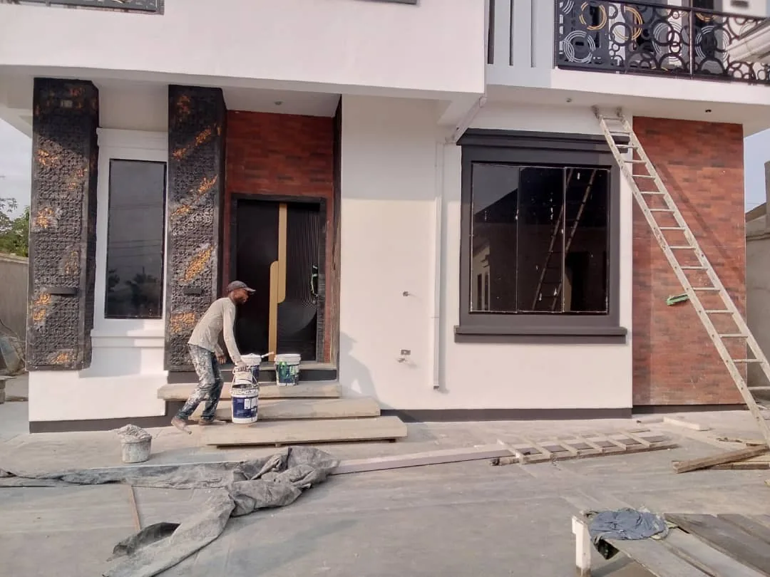 Building finishing work